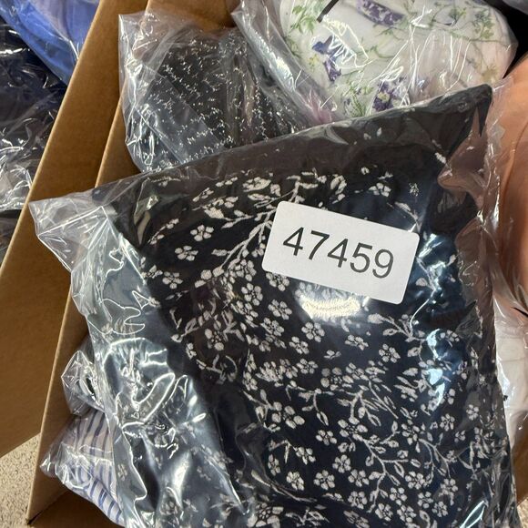 Bila Dress Women L Large Black Floral Maxi Long Sleeveless V-Neck Rayon Casual - Picture 6 of 6